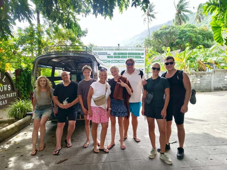 Koh Phangan Shared Road Trip by Mingalaba road trip - Thong Nai Pan Yai, a relaxed first beach stop