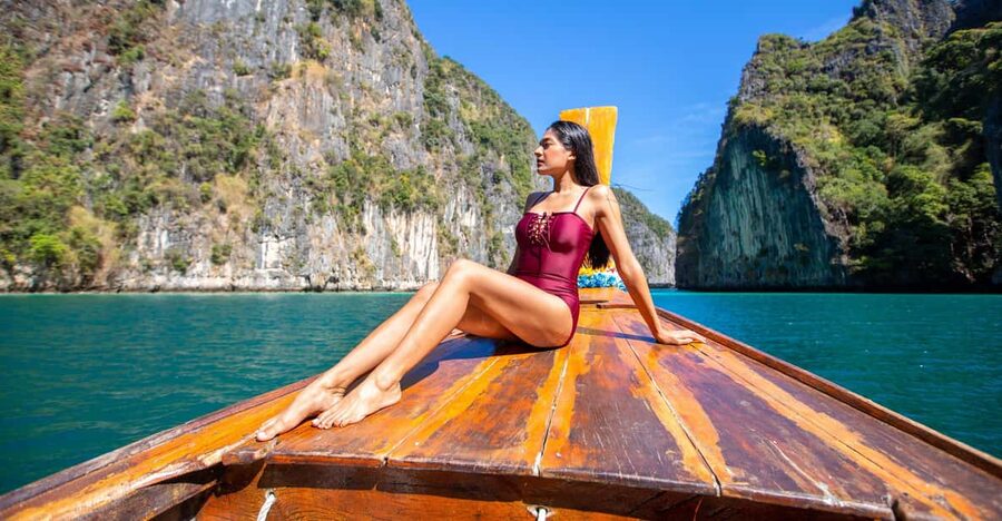 Koh Phi Phi: Join Longtail Boat to Maya Bay and Pileh Lagoon - Viking Cave and the limestone walls