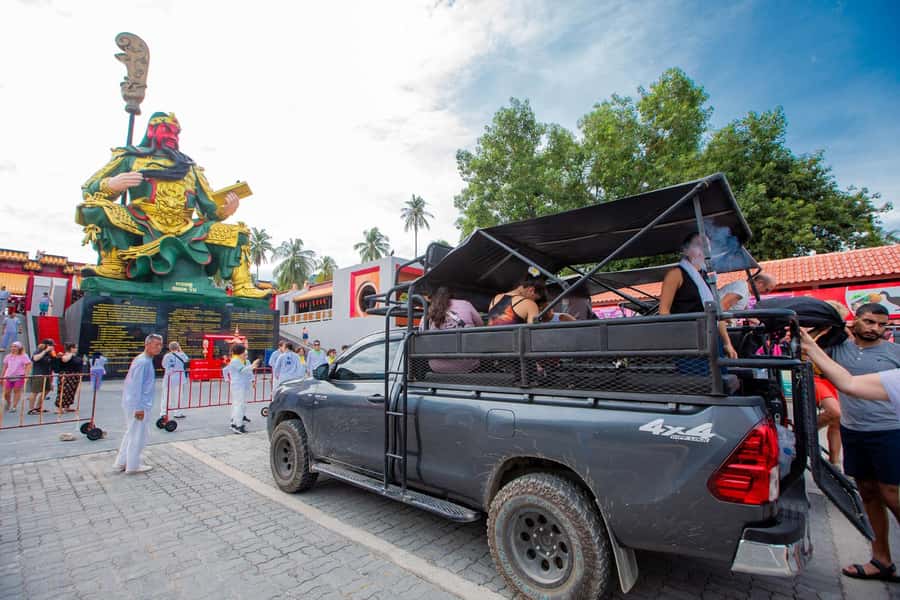 Koh Samui Adventure: Hidden Gems & 4x4 Safari Tour /w Lunch - Wat Teepangkorn brings the route to its highest points