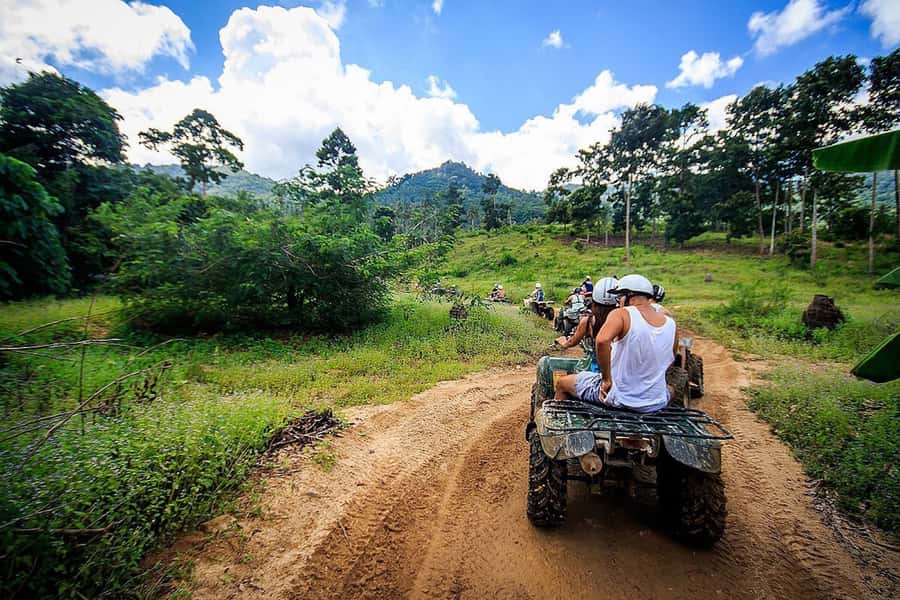 Koh Samui: ATV Quad Bike Safari Tour - The 2-hour route: coconut groves, rivers, and rougher tracks