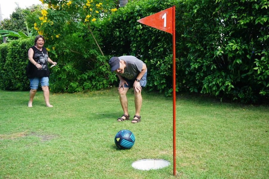 Koh Samui: Football Golf & Botanical Gardens - Starting with holes 1 through 11