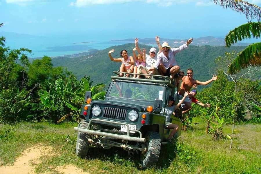 Koh Samui: Mr.Ung's 4WD Wild Jungle Safari Tour with Lunch - Grandfather and Grandmother Rocks: Koh Samui’s cheeky calling card