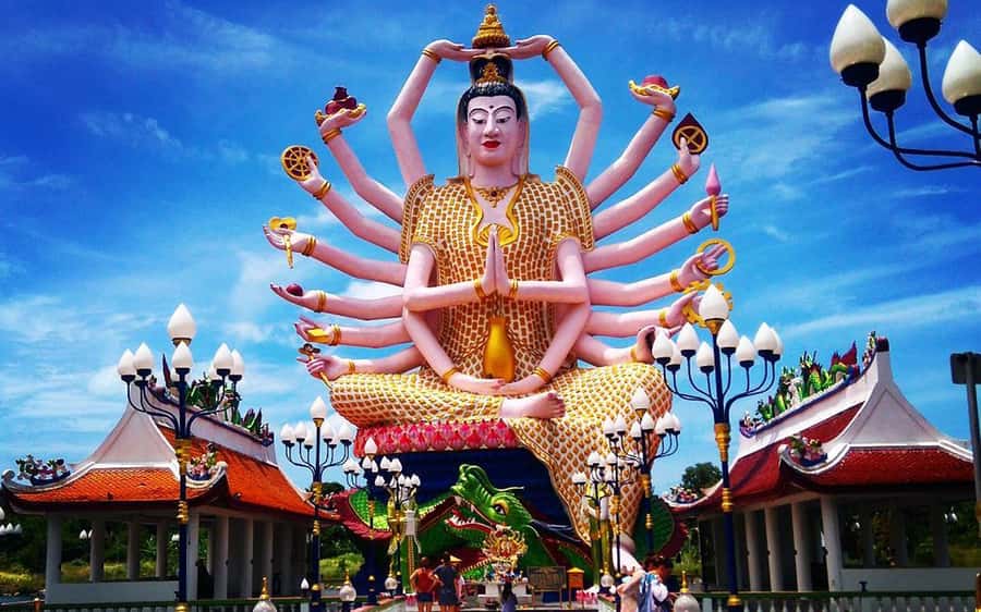 Koh Samui: Travstore Original Koh Samui Discovery Tour - Wat Plai Laem and the 18-armed Guanyin