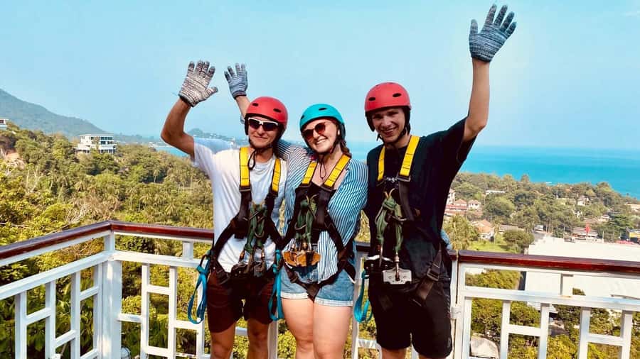 Koh Samui: Zipline Experience of Lamai Viewpoint - The zipline: fun, but shorter than the price suggests