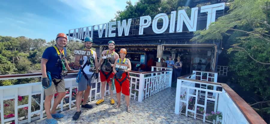 Koh Samui: Zipline Experience of Lamai Viewpoint - The cable car ride to the restaurant and zipline