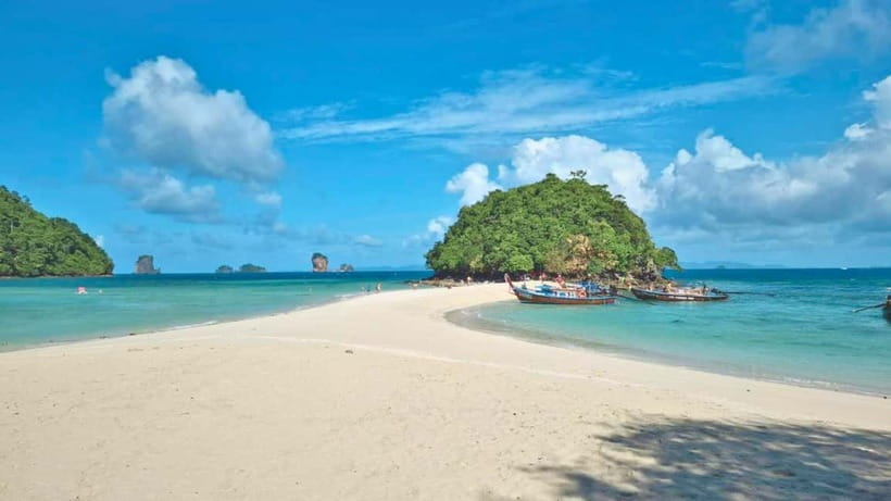 Krabi: 4 Islands Hopping & Snorkeling Tour - Tup Island and the changing sandbar