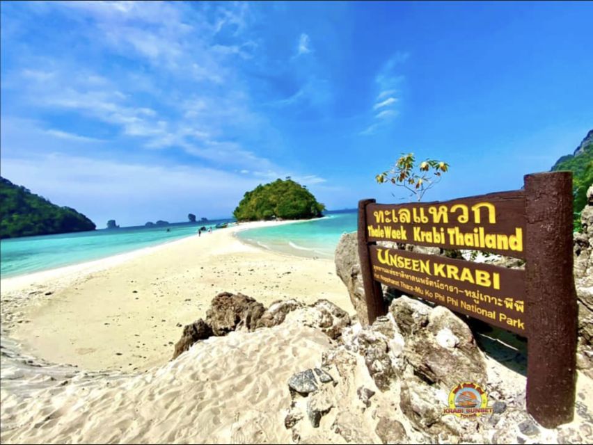 Krabi: 4 Islands Snorkeling Tour by Longtail Boat - Tup and Mor islands when the tide is low