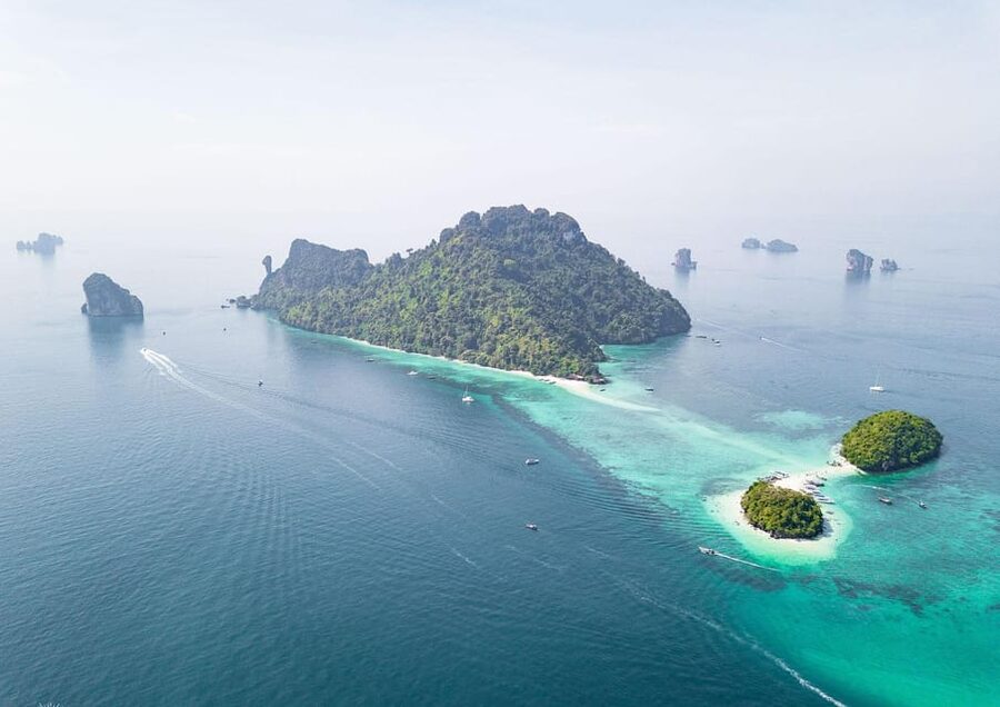 Krabi: 4 Islands & Thale Waek's Sandbar Tour By Speedboat - Koh Mor and Thale Waek at low tide