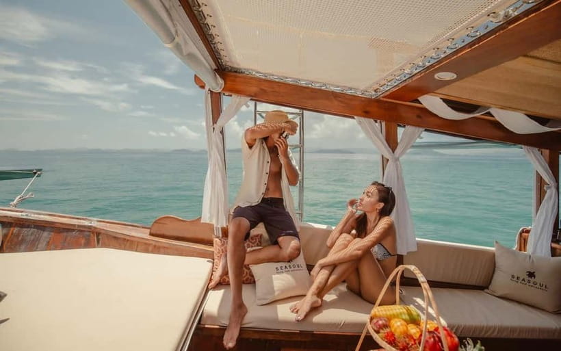 Krabi: 7 Island Tour by Luxury Longtail Boat with Snorkeling - Food, drinks, and the useful small comforts