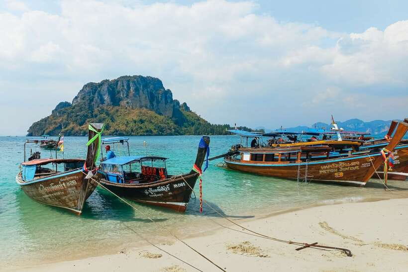 Krabi: 7 Islands Sunset Tour with Buffet Dinner & Snorkeling - Ko Yawasam: your first real swim