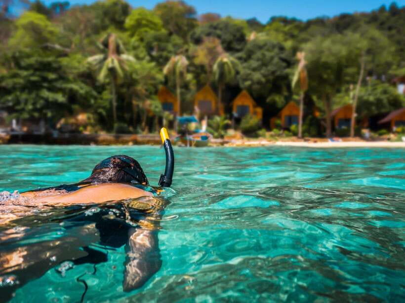 Krabi: 7 Islands Sunset Tour with Plankton Swim and BBQ - Poda Island and the long beach pause