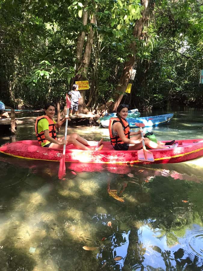 Krabi: Amazon Klong Srakaew Kayaking With Lunch - Paddling through the clear canal