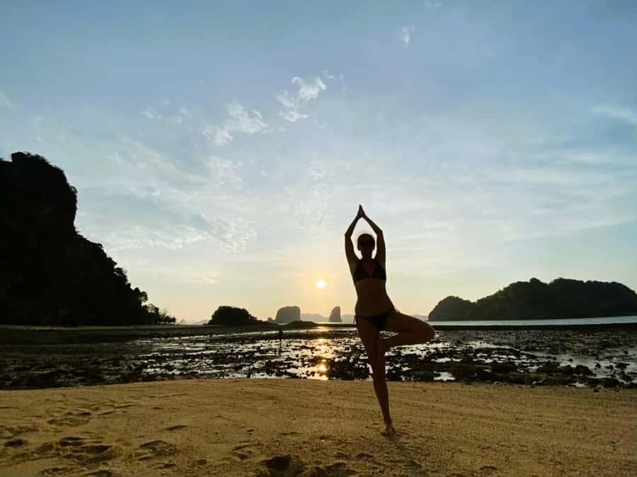 Krabi: Bioluminescent Plankton, Snorkeling & Sunset Tour - Phra Nang Cave Shrine, viewed from the water
