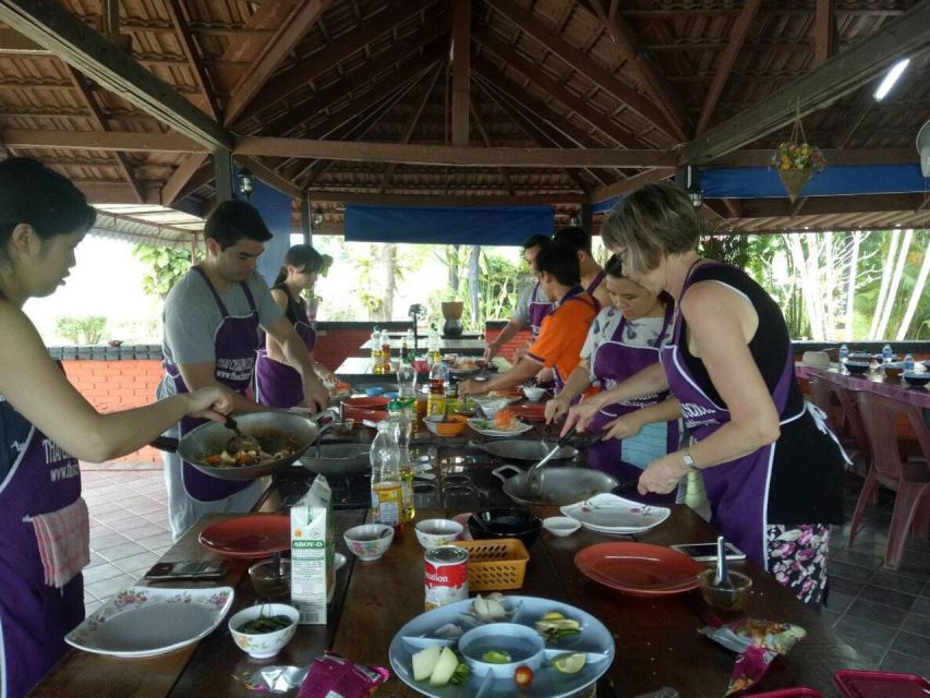 Krabi: Cooking Class at Thai Charm Cooking School with Meal - Choosing five dishes from the Thai menu