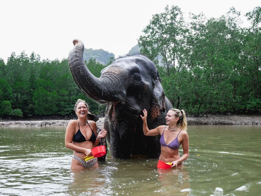 Krabi: Elephant Bathing Session at Krabi Elephant Shelter - What to pack for the bathing session