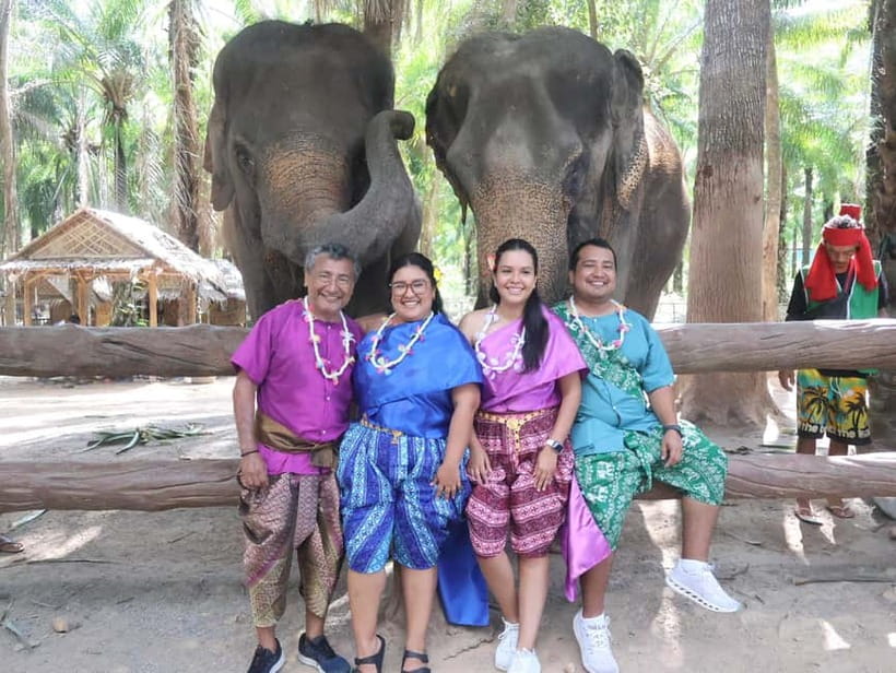 Krabi: Elephant Feeding Program with Traditional Thai Dress - Is 30 minutes enough?