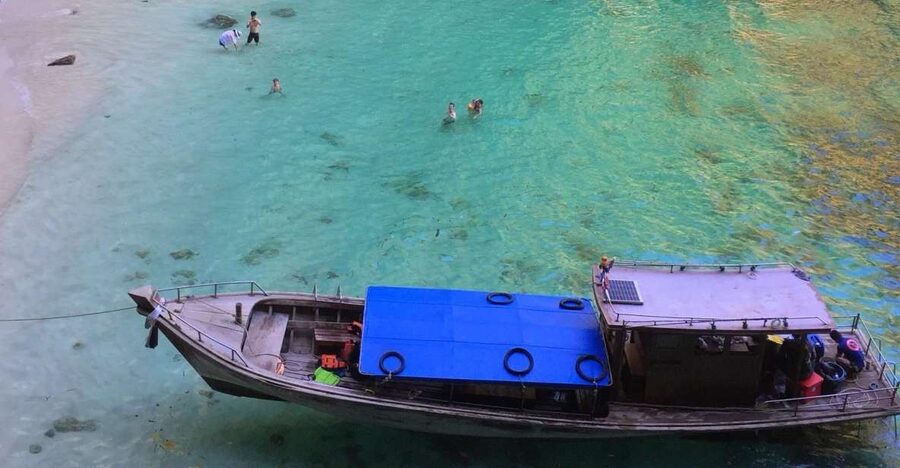 Krabi: Freediving and Snorkeling at Yawasam and Talu Island - Leaving Nopparat Thara Pier by wooden boat