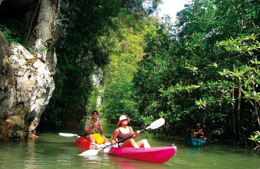 Krabi: Guided Kayaking Tour at Ao Thalane - Why Ao Thalane works so well for kayaking