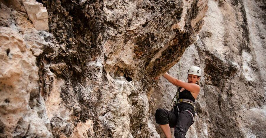 Krabi: Half-Day Rock Climbing at Railay Beach - Choosing easier and harder routes