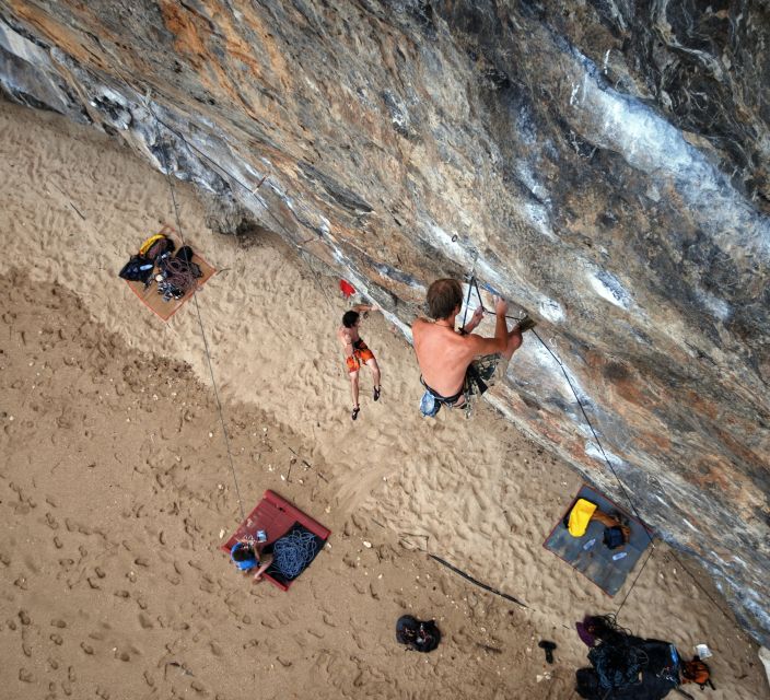 Krabi: Half-Day Rock Climbing at Railay Beach - Caves, rappelling, and the coastal views