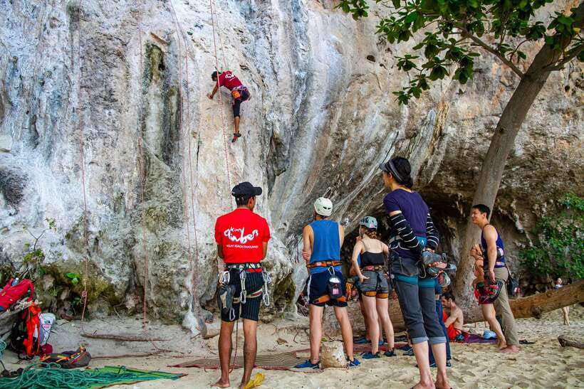 Krabi: Half-Day Rock Climbing Introduction at Railay Beach - The Krabi pickup and longtail ride