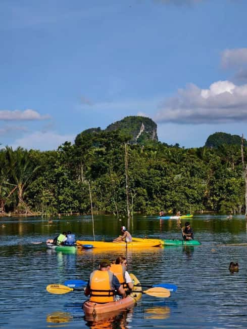 Krabi: Hidden Mirror Lake Kayak, Swim & Easy Nature Activity - What to bring for a comfortable outing