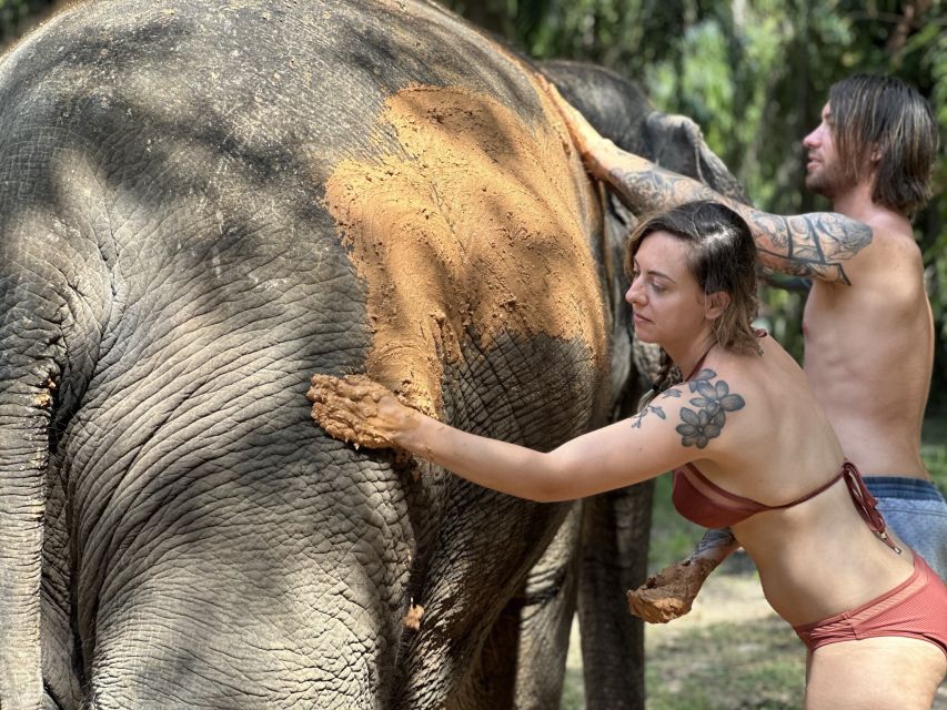 Krabi: Highlights Tour with Krabi Elephant Shelter - Preparing treats for hungry elephants