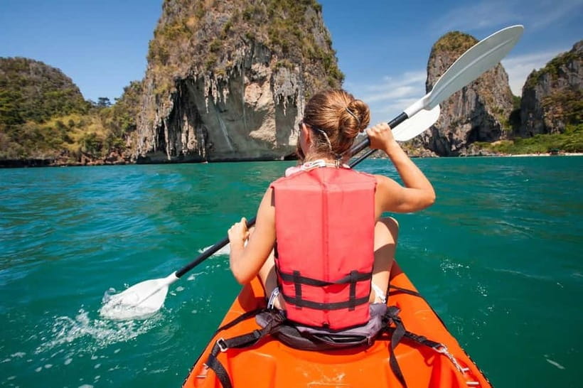 Krabi: Hong Island Longtail Boat & Kayak Tour w Buffet Lunch - Key things to know before booking