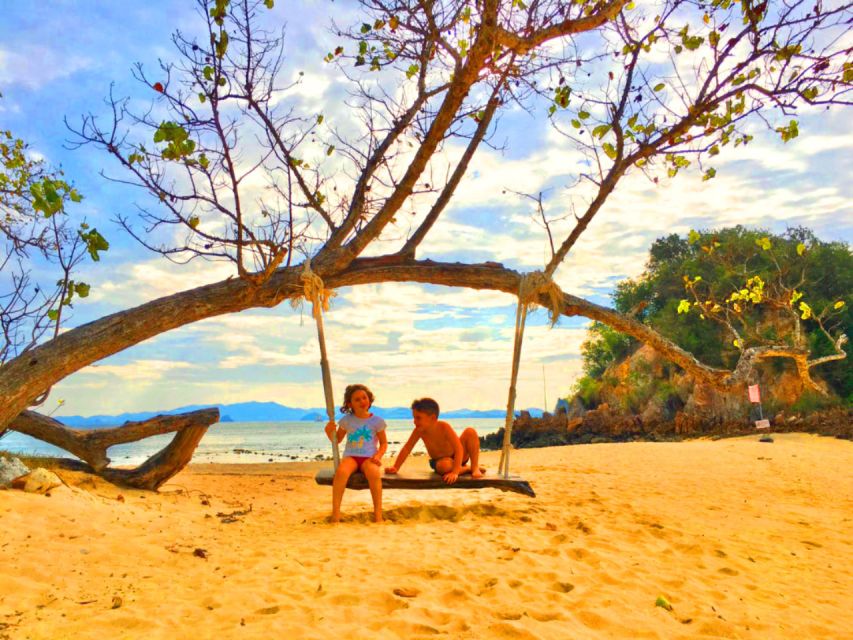 Krabi: Hong Island Sunset and BBQ Dinner Tour - Lading Island for snorkeling and a quieter beach break
