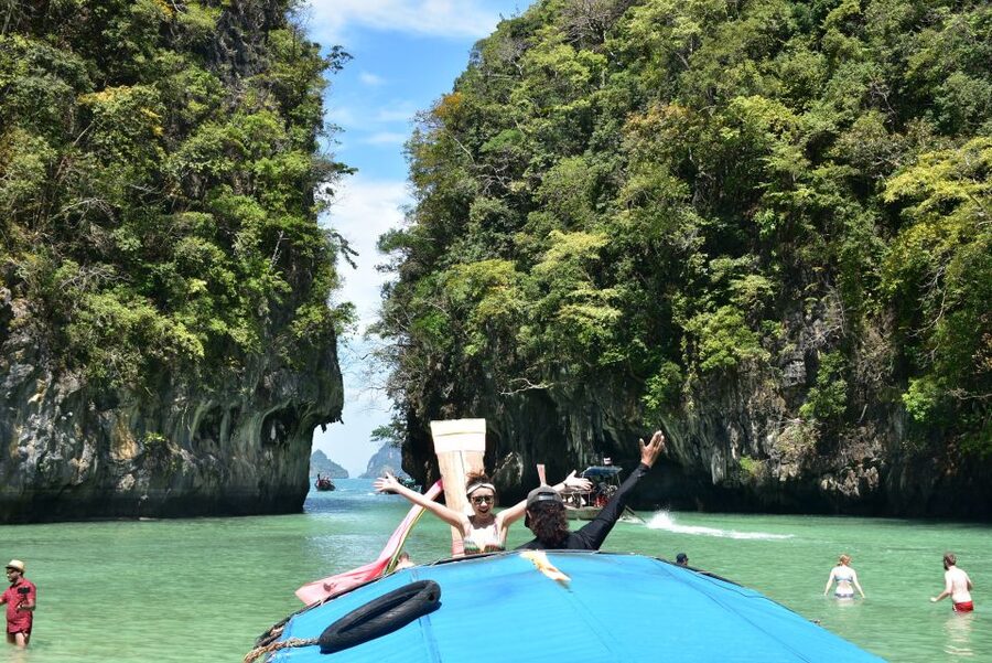 Krabi: Hong Island Sunset Tour w/ Beach Dinner+Night Snorkel - Night snorkeling and glowing plankton at Koh Raeng