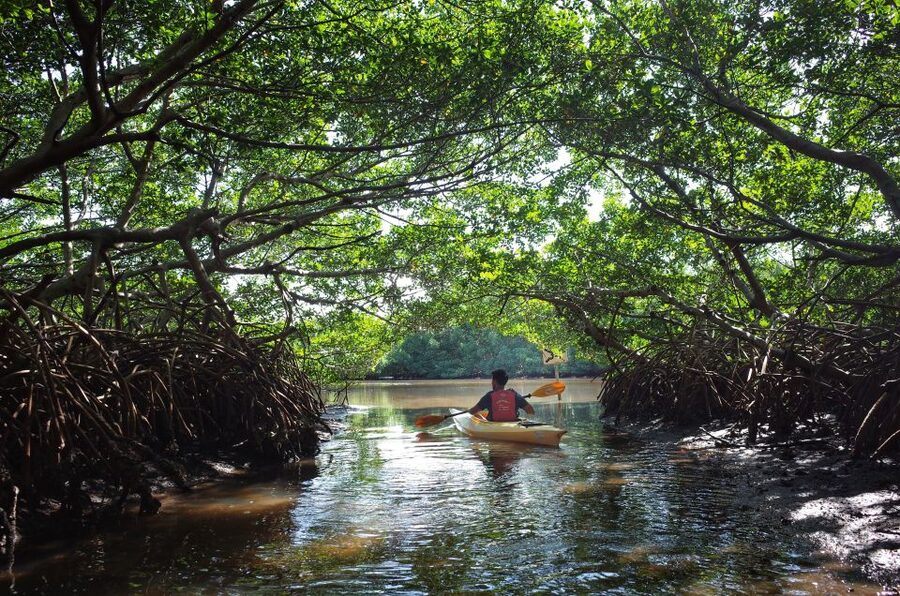 Krabi kayaking Ao thalane - The first minutes at Ao Thalane