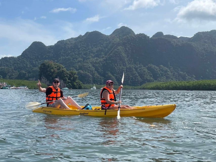Krabi kayaking Ao thalane - What the guide and transport add to the price