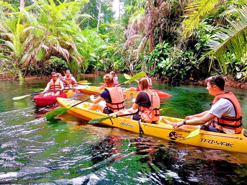Krabi: Kayaking, Crystal Lagoon, and Fish Spa in Klong Root - Timing, group size, and what to bring