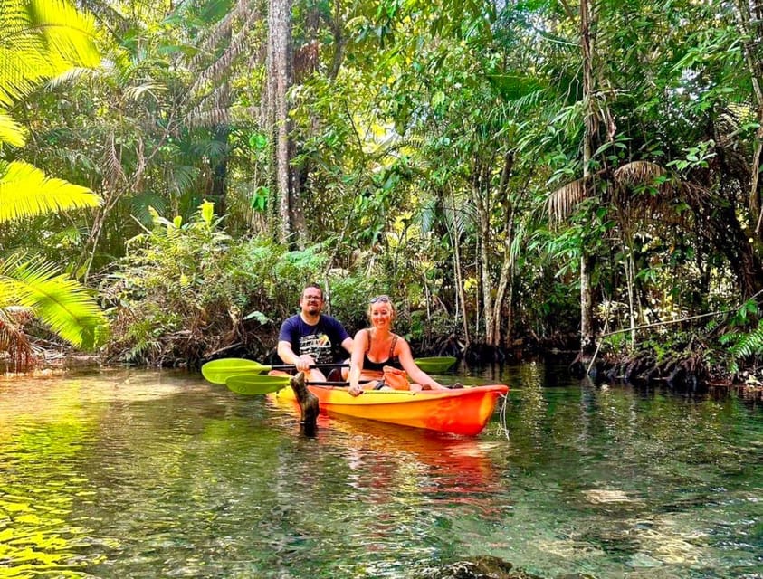 Krabi: Kayaking, Crystal Lagoon, and Fish Spa in Klong Root - Feeding fish and trying the fish spa