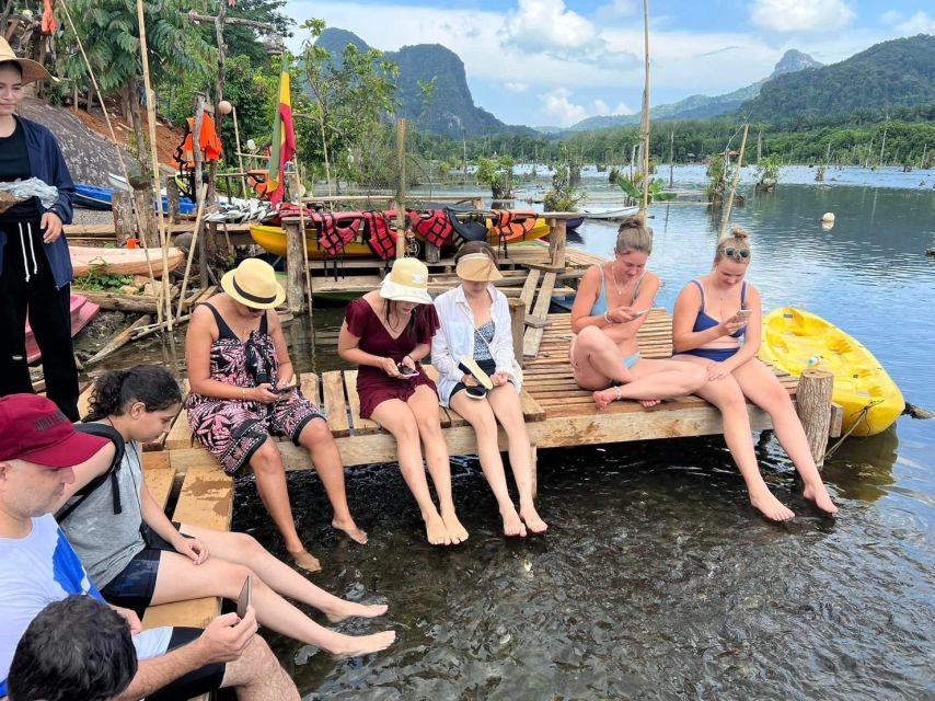 Krabi: Klong Root Kayaking Viewpoint,Fish Feeding and more - Swimming in the clear spring water