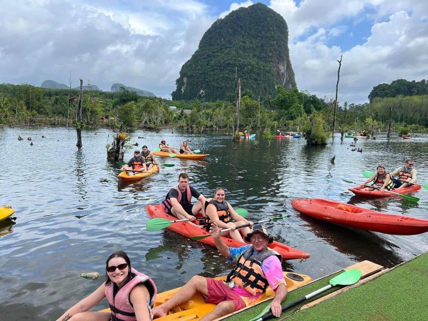 Krabi: Klong Root Kayaking Viewpoint,Fish Feeding and more - Choosing between rubber, elephants, and an ATV