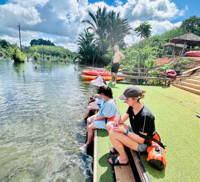 Krabi: Klong Root Kayaking Viewpoint,Fish Feeding and more - Pickup from Ao Nang and the journey inland