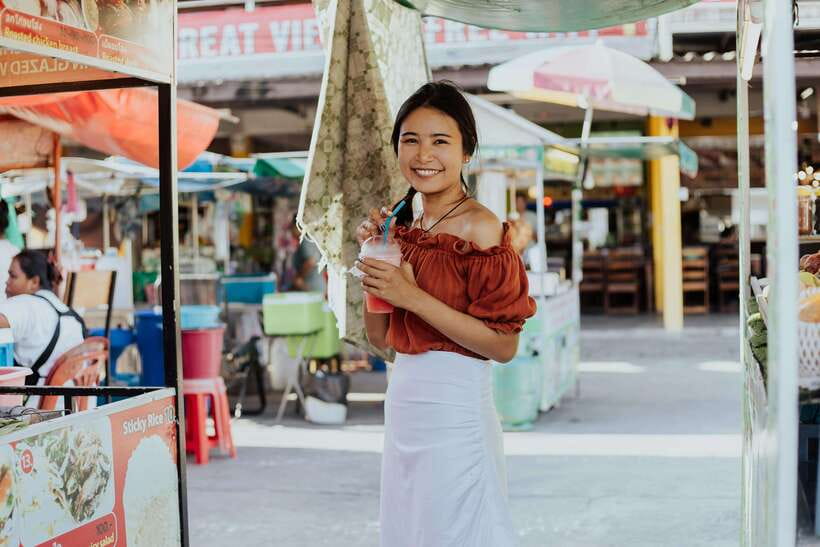 Krabi: Morning Food Tour with Local Guide - A short riverside walk with murals and landmarks