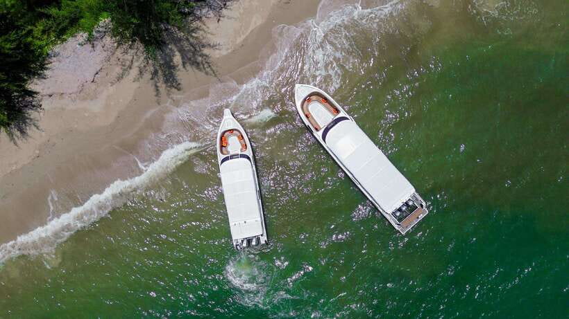 Krabi: Phi Phi Islands Speedboat Tour with Buffet Lunch - Bamboo Island and the final beach hour