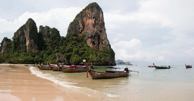Krabi: Railay Beach & Caves + Jurassic World : Rebirth Sites - Bat Cave: The Tour’s Hardest Section