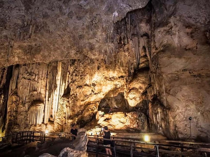 Krabi: Railay Phra Nang & Diamond Cave Sunset Plankton Tour - Diamond Cave’s 130 meters of rock and shadow