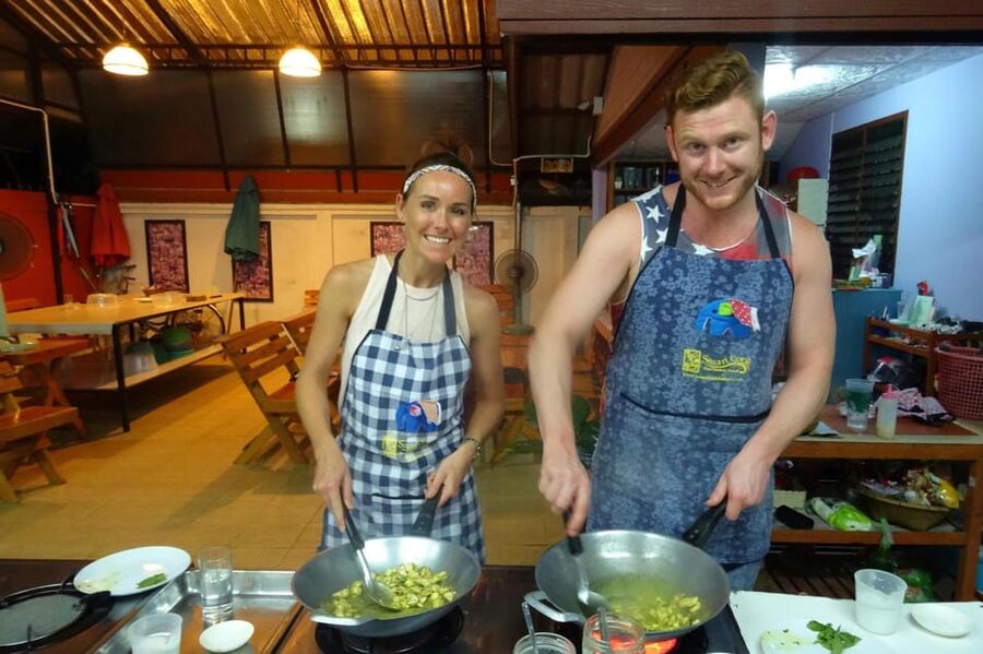 Krabi: Unveiling Thai Flavors by Night at Smart Cook School - Cooking for one hour with personal help