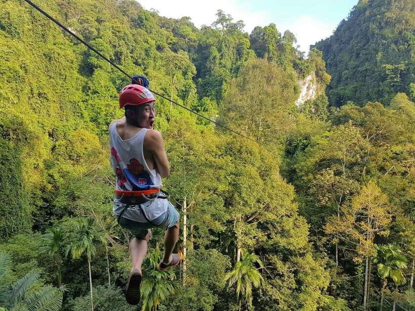 Krabi: Ziplining with Abseiling and Rock Climbing Options - Choosing between two hours and a full day