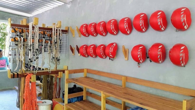Krabi: Ziplining with Abseiling and Rock Climbing Options - Rock climbing with two instructors