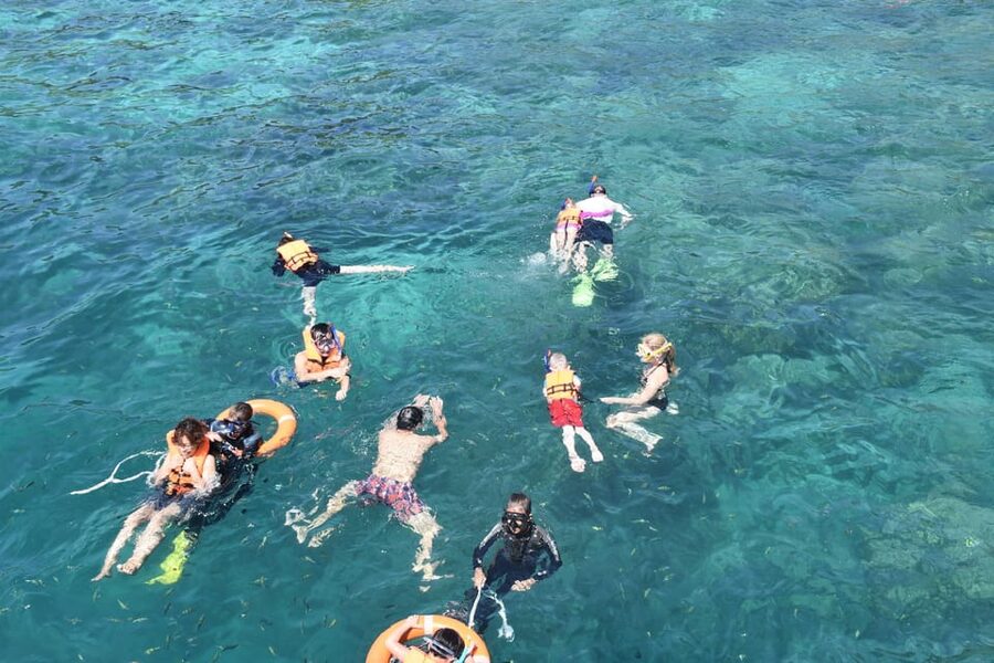 Lanta's Hidden Gems: 4 Islands by Traditional Longtail Boat - Swimming into Koh Mook’s Emerald Cave