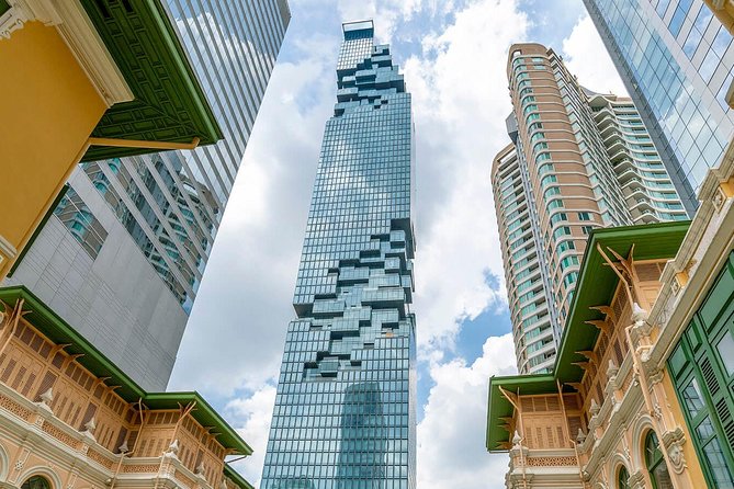 Mahanakhon Building Skywalk - Free Upgrade to Rooftop - Reaching Mahanakhon from central Bangkok