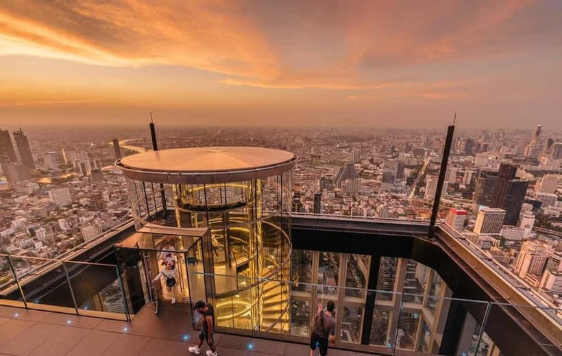 Mahanakhon SkyWalk Entry Ticket - The indoor deck and Bangkok’s 360-degree view