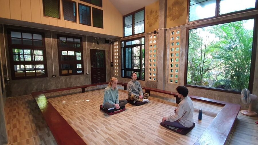 Meditation Retreat and Self-Care in Nature - Mindful walking among nature