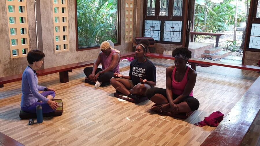 Meditation Retreat and Self-Care in Nature - Yoga and gentle stretches for mixed abilities
