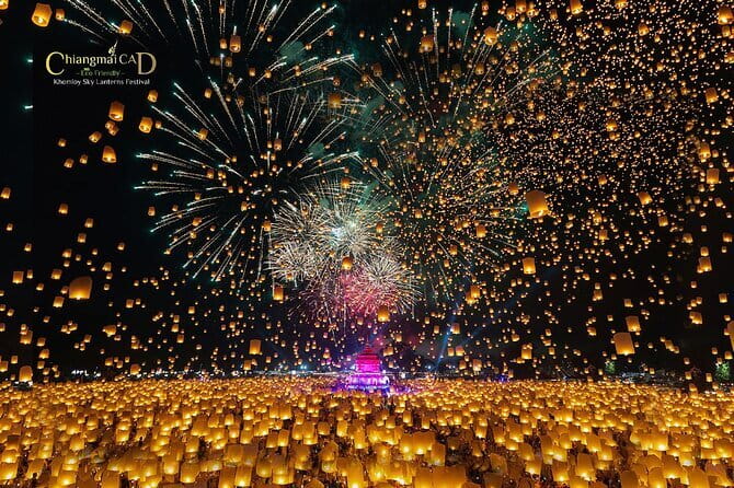 Official Ticket: 2026 Chiang Mai CAD Yi Peng Sky Lantern Festival - The pagoda zone and 8:15 p.m. lantern release